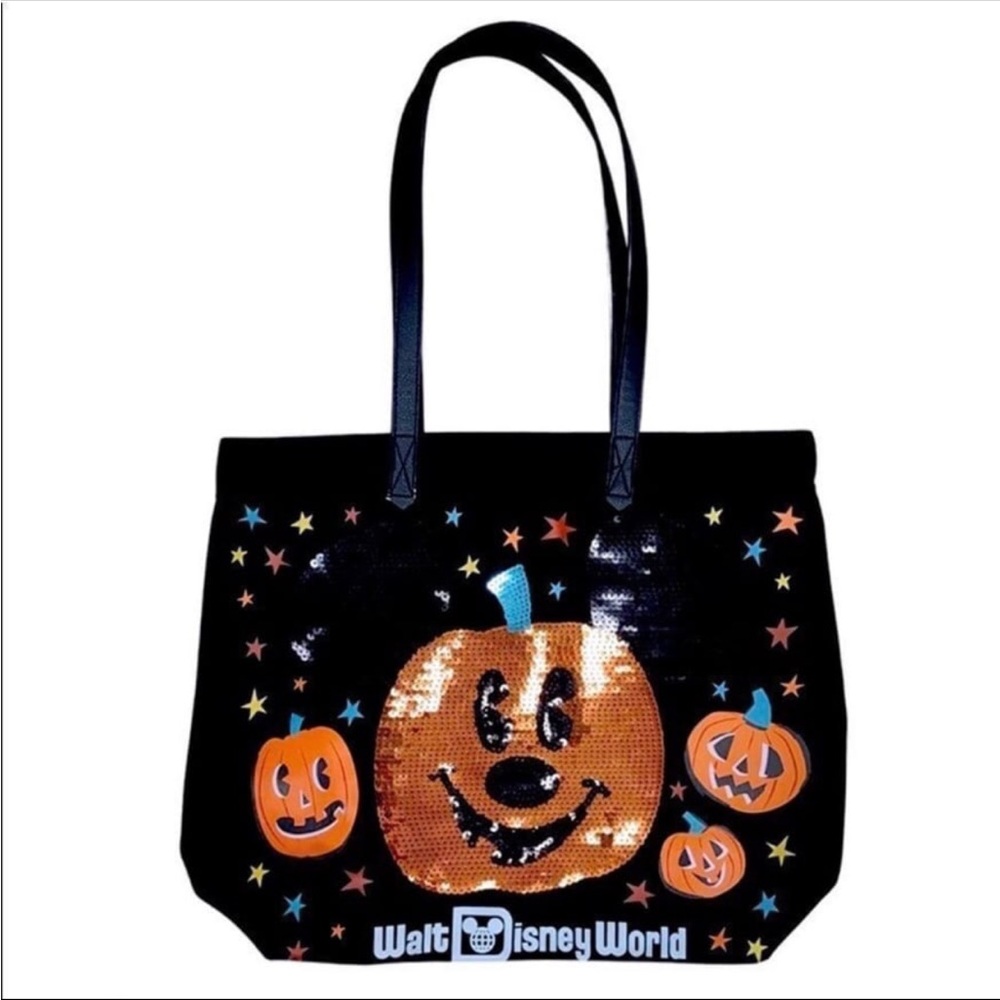 Mickey Halloween Pumpkin Tote